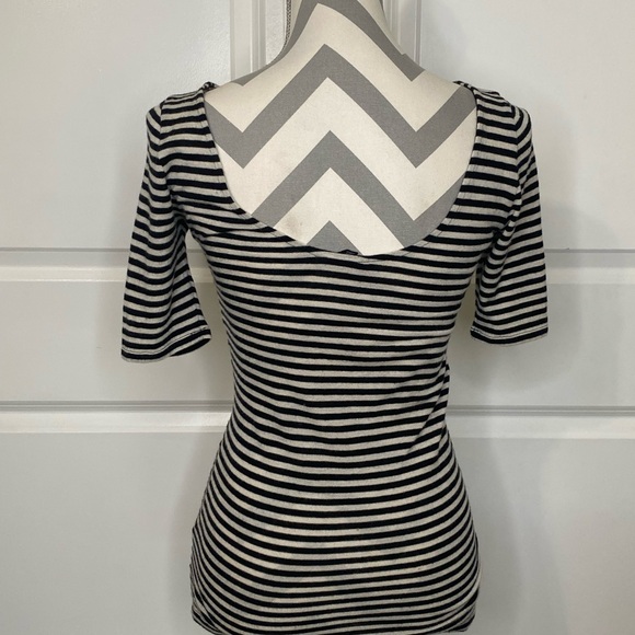 LAST CALL Club Monaco Small Striped Tee - Picture 3 of 5